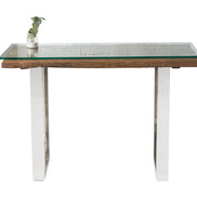 EUPHORIA BARRACUDA Console Table 120cm recycled solid teak wood w/o glass top