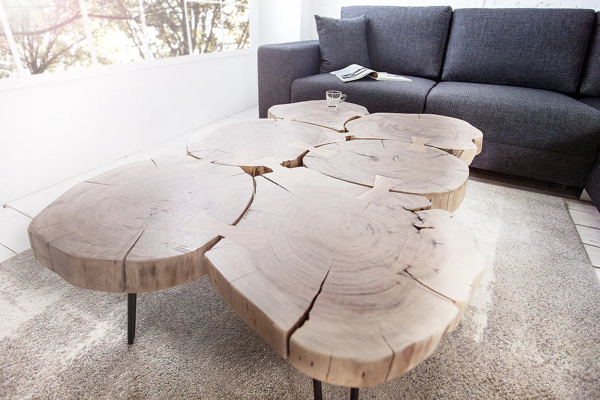 Dohányzóasztal GOA 115 cm acacia natúr