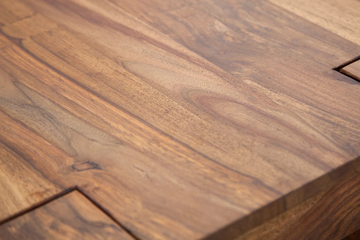 MAKASSAR coffee table 100cm sheesham wood