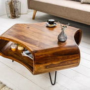 Coffee table ORGANIC LIVING 90cm sheesham wood