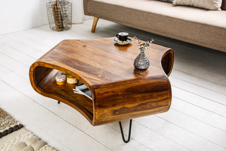 Coffee table ORGANIC LIVING 90cm sheesham wood