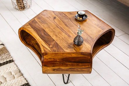 Coffee table ORGANIC LIVING 90cm sheesham wood