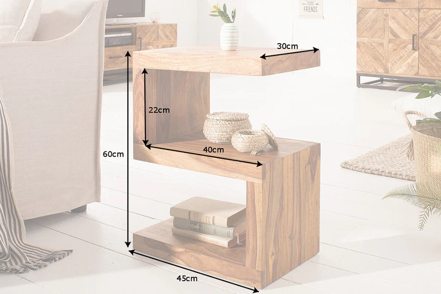 Side table S 60 cm sheesham wood