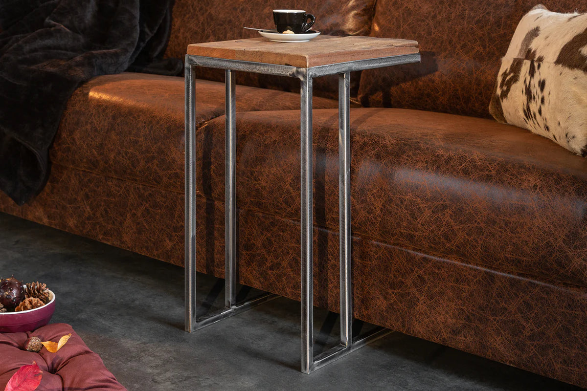 BARRACUDA side table set of 2 recycled wood