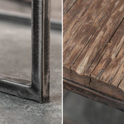 BARRACUDA side table set of 2 recycled wood
