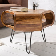 ORGANIC LIVING coffee table 60cm sheesham wood natural