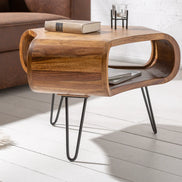 ORGANIC LIVING coffee table 60cm sheesham wood natural