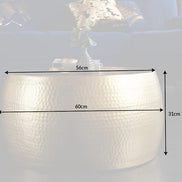 Dohányzóasztal ORIENT II 60 cm kalapált hatással arany