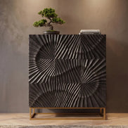 SCORPION Highboard 120cm 3D mango black
