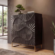 SCORPION Highboard 120cm 3D mango black