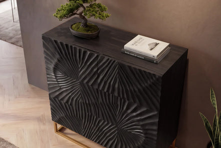 SCORPION Highboard 120cm 3D mango black