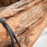 Függesztett lámpa BARRACUDA 152 cm 5 izzós újrahasznosított fa