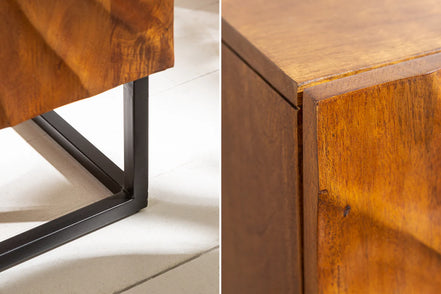 SCORPION highboard 120cm mango brown