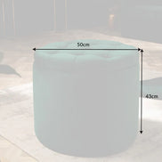 Lábtartó MODERN BAROCK STORAGE 50 cm bársony smaragdzöld