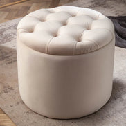 Lábtartó MODERN BAROCK STORAGE 50 cm bársony bézs