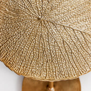 Lerakóasztal LEAF 40 cm arany