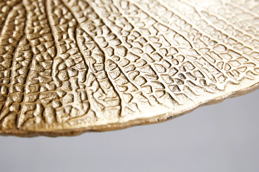Lerakóasztal LEAF 40 cm arany