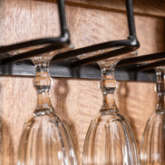 Bar cabinet SCORPION 140cm mango brown