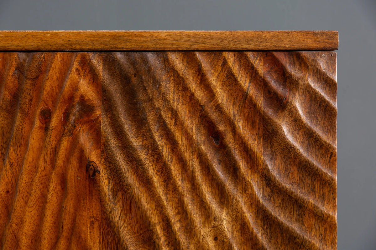 Bar cabinet SCORPION 140cm mango brown