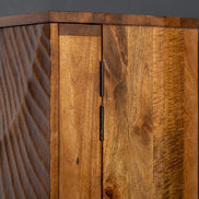 Bar cabinet SCORPION 140cm mango brown