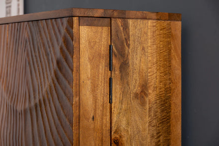 Bar cabinet SCORPION 140cm mango brown
