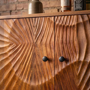 Bar cabinet SCORPION 140cm mango brown