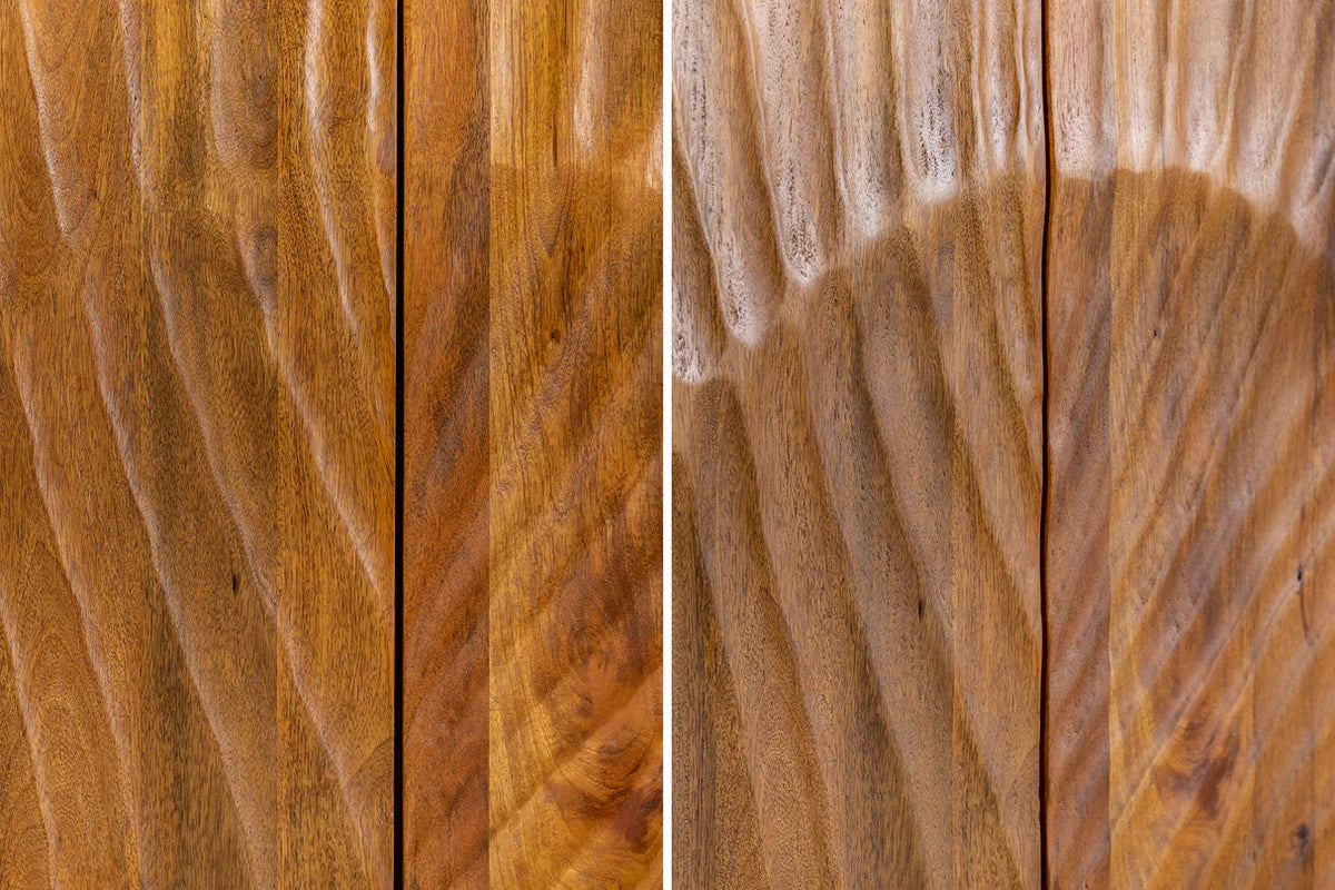 SCORPION 140cm 3D mango brown sideboard