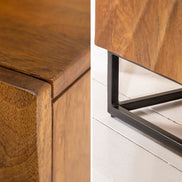 SCORPION 140cm 3D mango brown sideboard