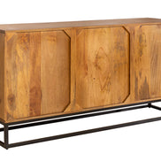 SCORPION 140cm 3D mango brown sideboard