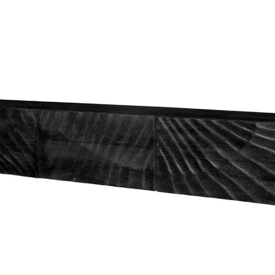 TV-szekrény SCORPION 160 cm 3D függesztett mangófa fekete