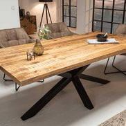 GALAXIE dining table 160cm solid mango wood