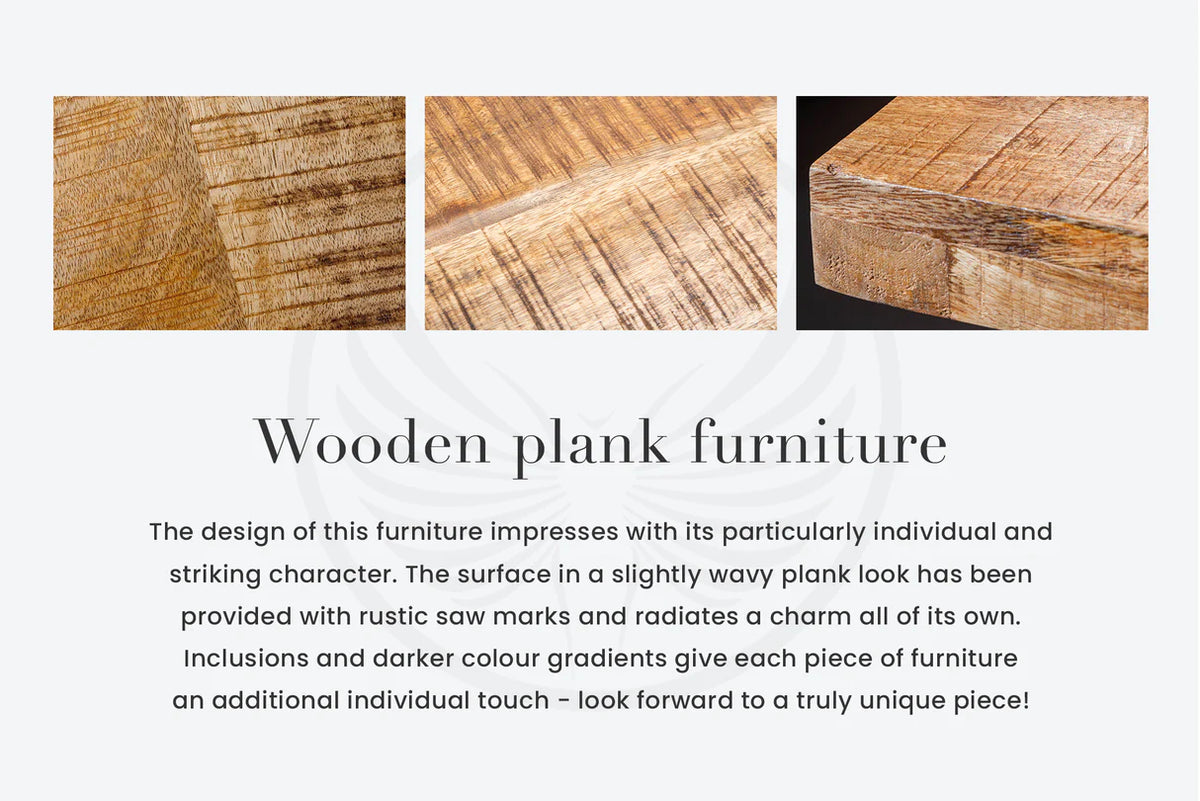 GALAXIE dining table 160cm solid mango wood