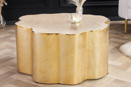 Dohányzóasztal ORGANIC ORIENT 70 cm arany