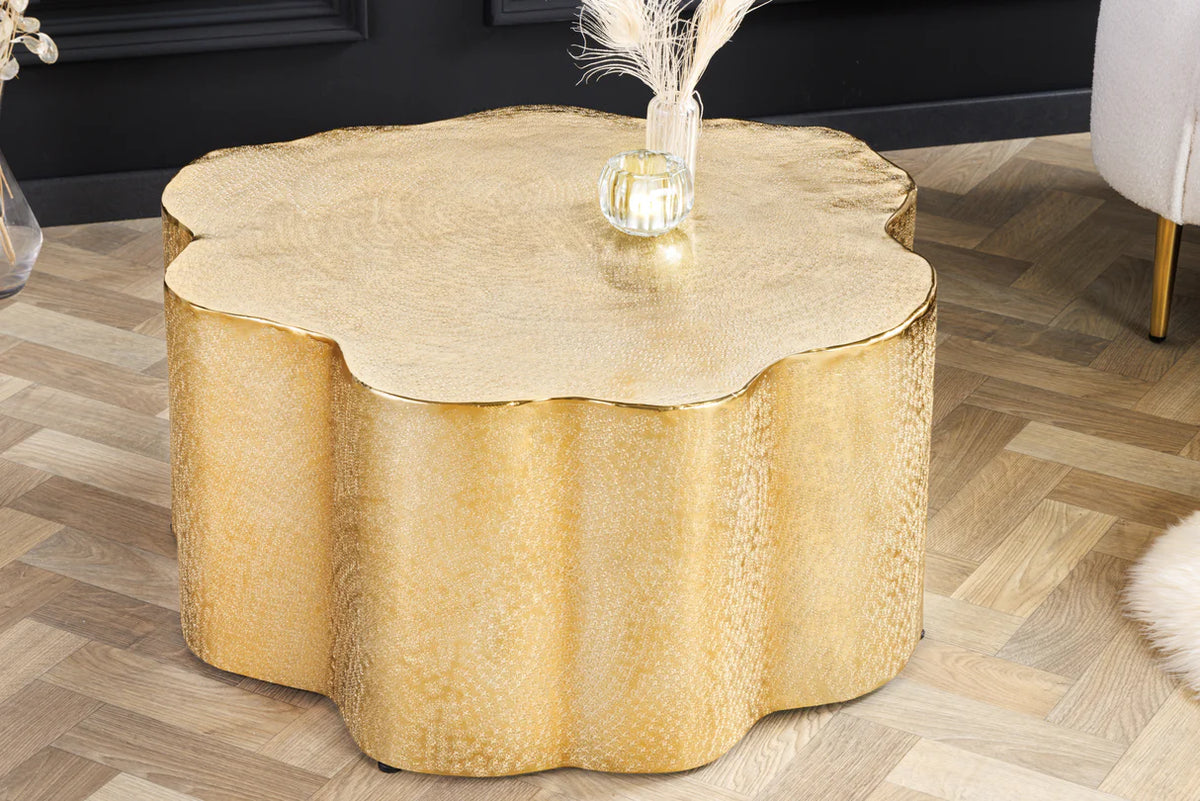 Dohányzóasztal ORGANIC ORIENT 70 cm arany