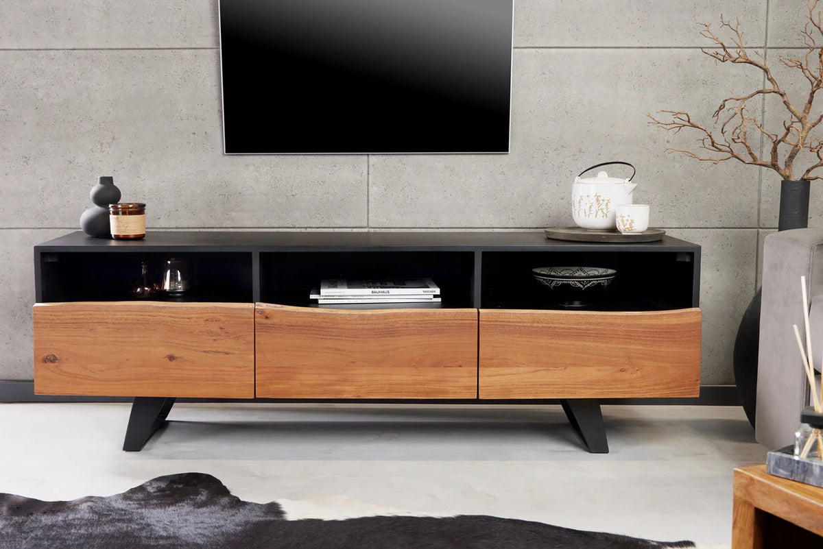TV-szekrény ORGANIC ARTWORK 140 cm akácfa