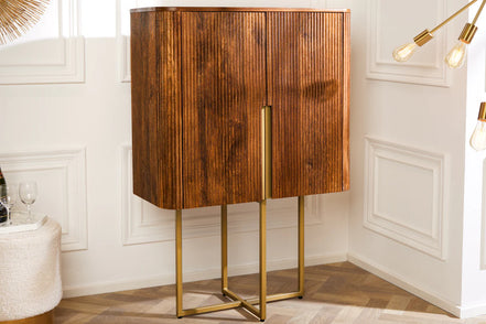 GATSBY 125cm retro style mango gold highboard