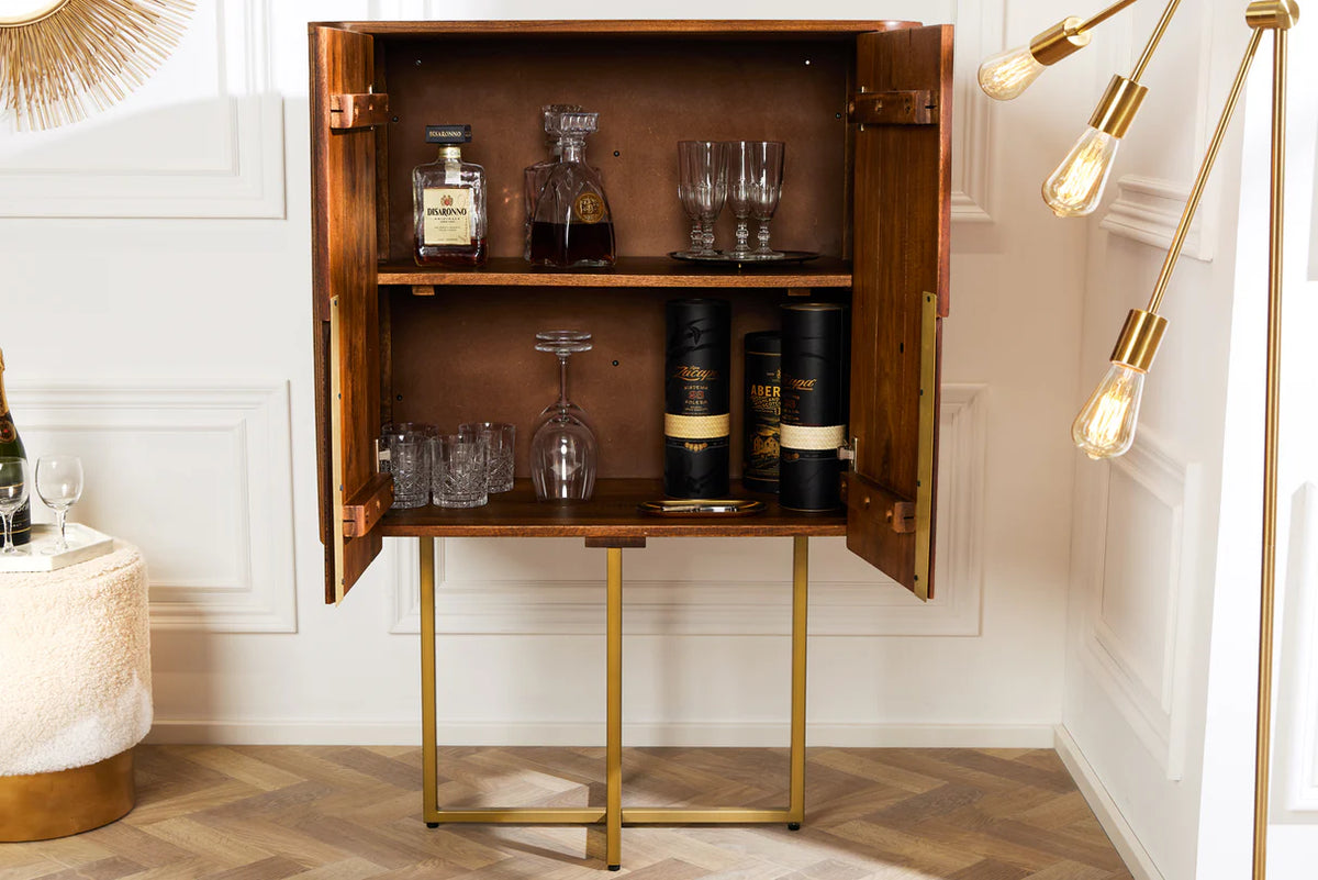 GATSBY 125cm retro style mango gold highboard