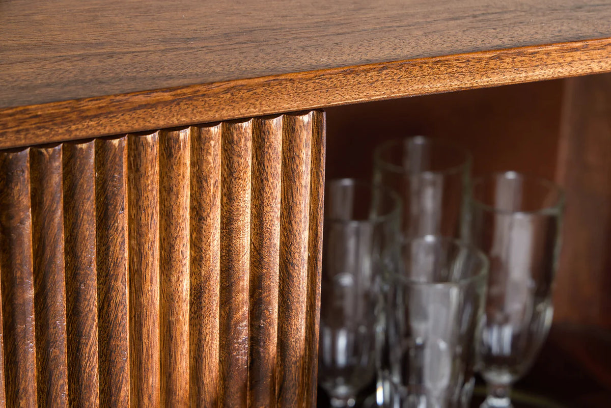 GATSBY 125cm retro style mango gold highboard