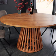 Étkezőasztal MAISON JADE 130 cm kerek akácfa