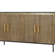 Sideboard VENEZIANO 160cm mango wood with marble top
