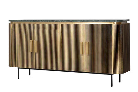 Sideboard VENEZIANO 160cm mango wood with marble top