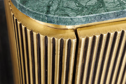 Sideboard VENEZIANO 160cm mango wood with marble top