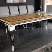 Étkezőasztal MODERN BAROCK BARRACUDA 200 cm króm