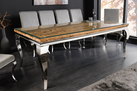 Étkezőasztal MODERN BAROCK BARRACUDA 200 cm króm