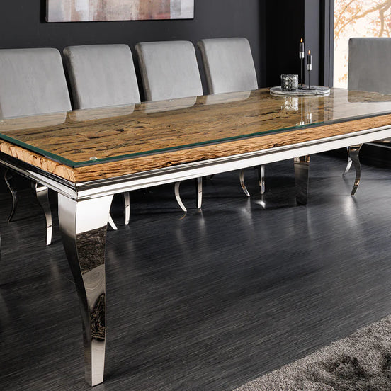Étkezőasztal MODERN BAROCK BARRACUDA 200 cm króm