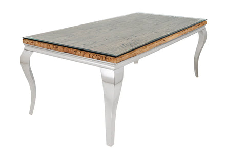 Étkezőasztal MODERN BAROCK BARRACUDA 200 cm króm