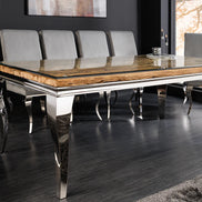 Étkezőasztal MODERN BAROCK BARRACUDA 200 cm króm