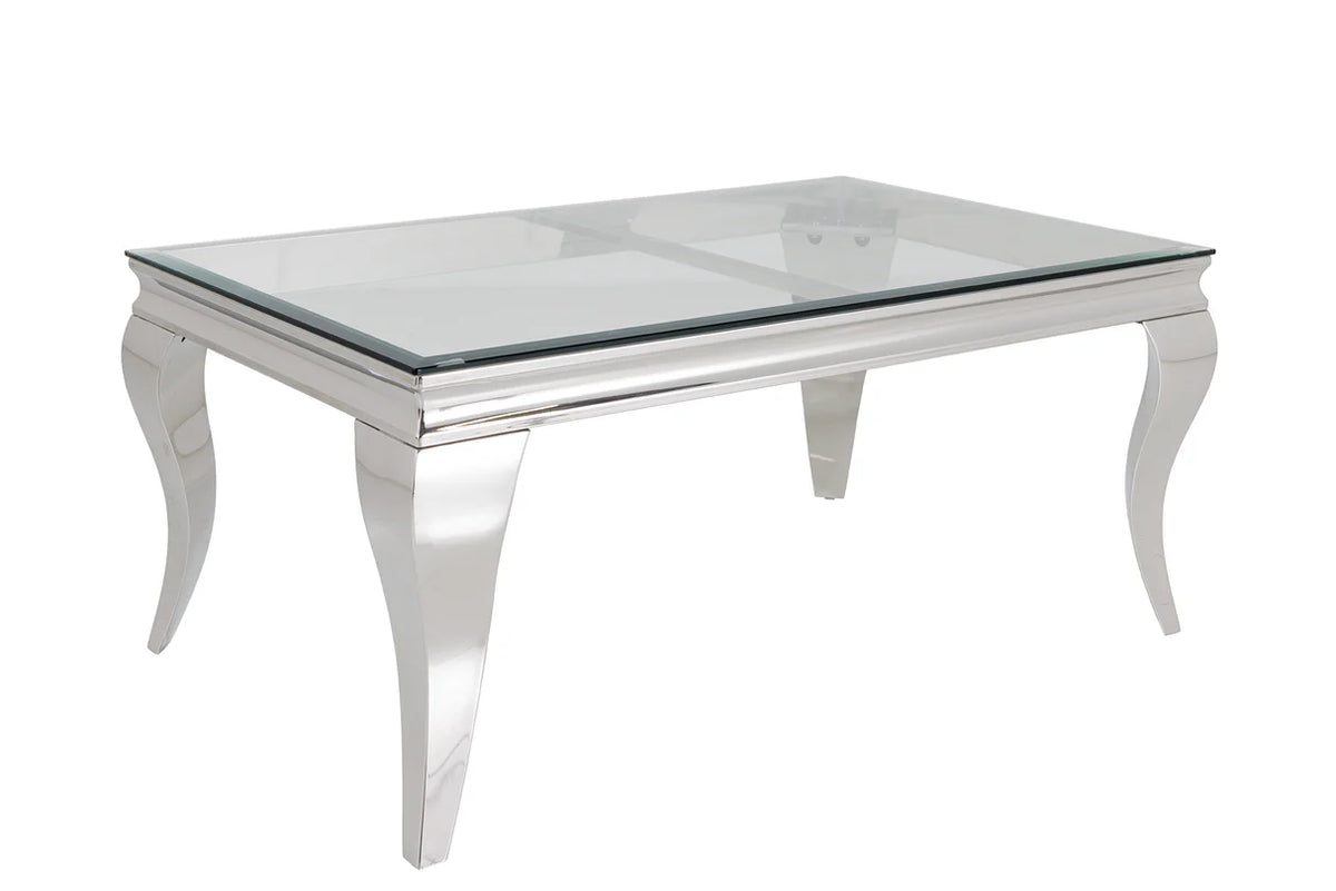 Coffee Table MODERN BAROCK BARRACUDA 100x60cm chrome