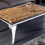 Coffee Table MODERN BAROCK BARRACUDA 100x60cm chrome