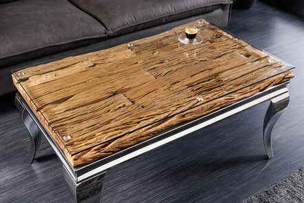 Coffee Table MODERN BAROCK BARRACUDA 100x60cm chrome